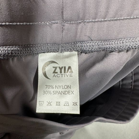 Zyia Active Jogger Pants Lilac Purple Ankle Zip Size Medium - Picture 12 of 13